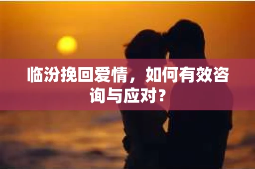 临汾挽回爱情，如何有效咨询与应对？