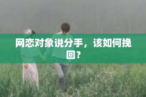 网恋对象说分手，该如何挽回？
