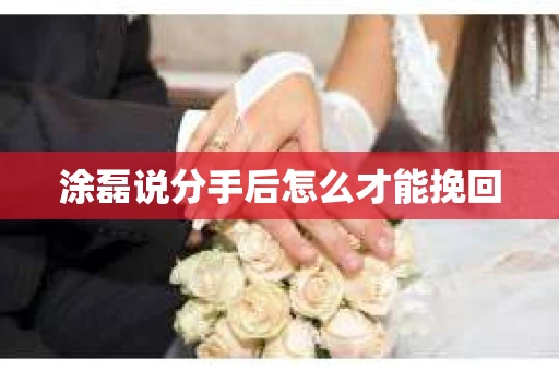 涂磊说分手后怎么才能挽回
