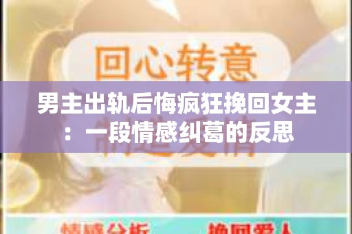 男主出轨后悔疯狂挽回女主：一段情感纠葛的反思