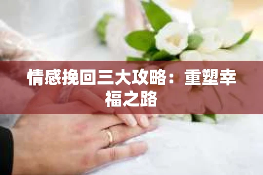 情感挽回三大攻略：重塑幸福之路