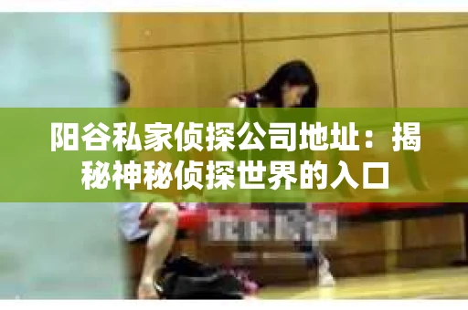 阳谷私家侦探公司地址：揭秘神秘侦探世界的入口