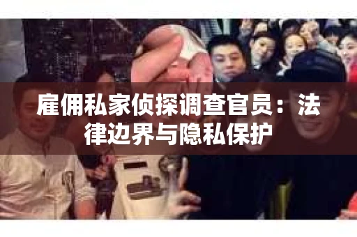 雇佣私家侦探调查官员：法律边界与隐私保护
