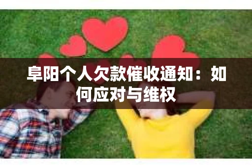 阜阳个人欠款催收通知：如何应对与维权