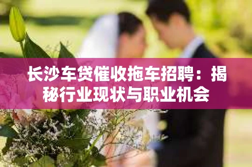 长沙车贷催收拖车招聘：揭秘行业现状与职业机会