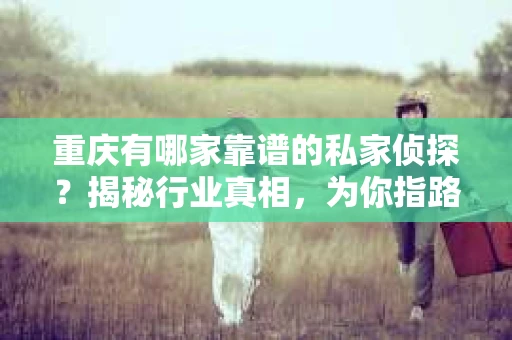 重庆有哪家靠谱的私家侦探？揭秘行业真相，为你指路
