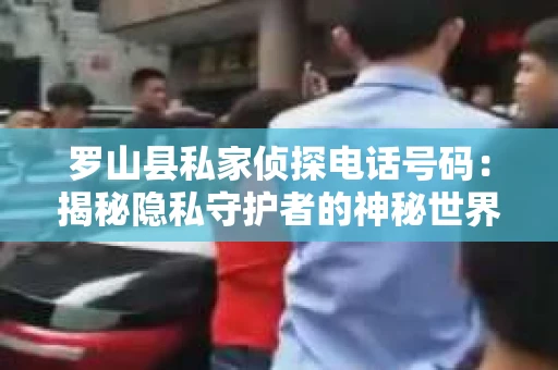 罗山县私家侦探电话号码：揭秘隐私守护者的神秘世界