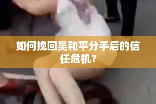 如何挽回吴和平分手后的信任危机？