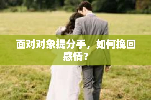 面对对象提分手，如何挽回感情？
